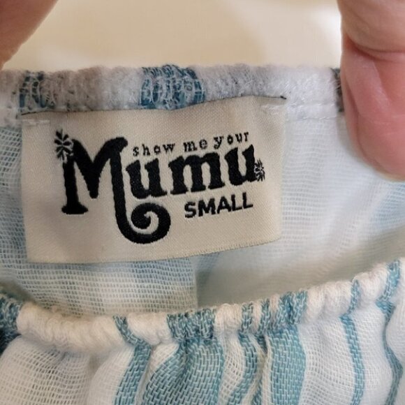 ❤️ 3 for $35 Show me your mumu kaya crop top ruffles off shoulder tiered small - Picture 7 of 8